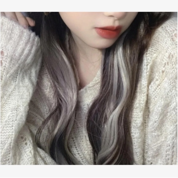 Angry Kitty Other - 4 Pack Silver Gray Hair Extensions